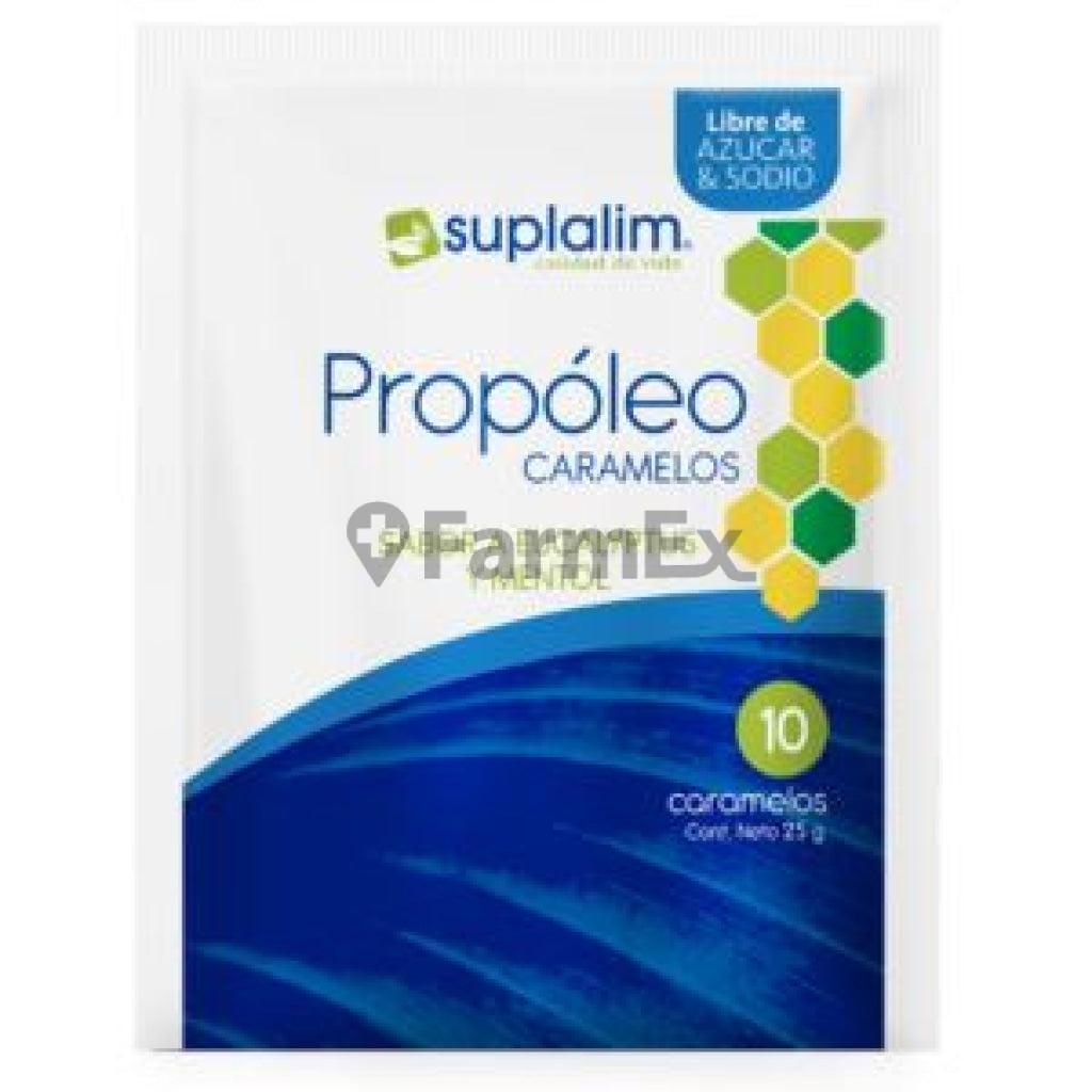 Propóleo caramelos eucalyptus y mentol x 10 caramelos Suplalim
